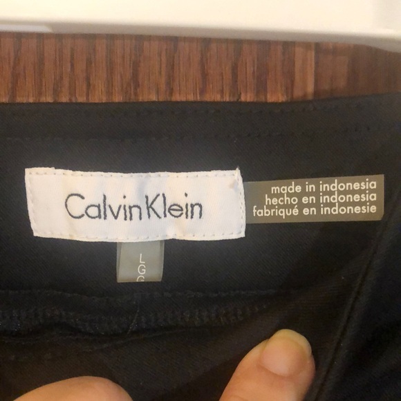 Calvin Klein Black Ankle & Cropped Pants - Picture 2 of 7